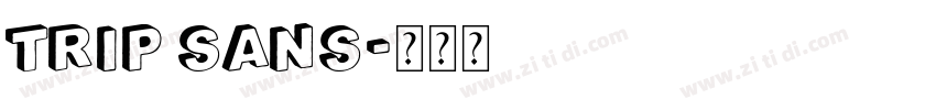Trip Sans字体转换